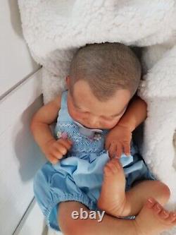 Reborn Baby Girl Maui by Jorja Piggott 18 in newborn dark skin