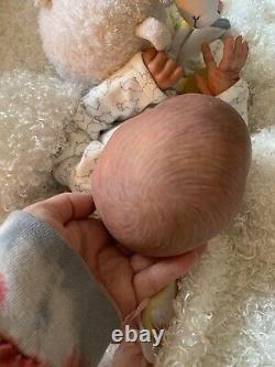 Reborn Baby Girl Sofia Grace Sculpt By Natalie Scholl. Limited EditionCOA