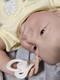 Reborn Baby NEW 19 sleeping art doll with hair veins Levi