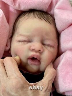 Reborn Baby Partial Silicone Doll Adalyn 4lbs 19in LE Full Limbs Gorgeous