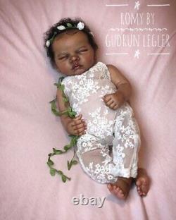 Reborn Baby Romy by Gudrun Legler Ethnic AA Biracial