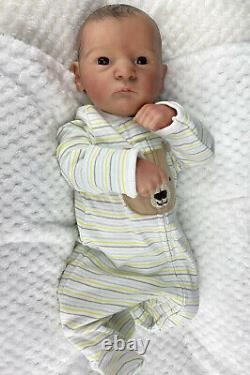 Reborn Baby SOLE Grayson Bonnie Brown Realistic Lifelike Doll RARE