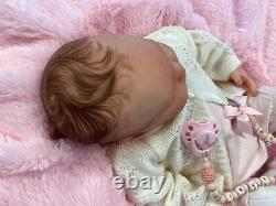 Reborn Baby Stunning Girl From Authentic Spice Sculpt With Peter Rbbit Outfit