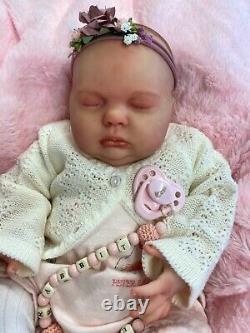 Reborn Baby Stunning Girl From Authentic Spice Sculpt With Peter Rbbit Outfit