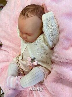 Reborn Baby Stunning Girl From Authentic Spice Sculpt With Peter Rbbit Outfit