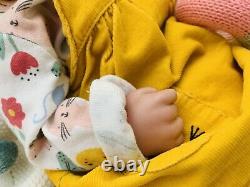 Reborn Baby Sunshine by Marita Winters Rare and Sold Out OOAK Preemie Doll SOLE