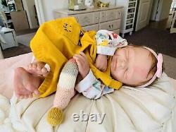 Reborn Baby Sunshine by Marita Winters Rare and Sold Out OOAK Preemie Doll SOLE