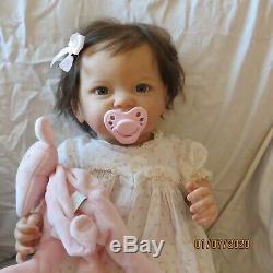 Reborn Baby Tobiah By Professional Artist BEAUTIFUL Soft Vinyl Feltman Layette