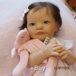 Reborn Baby Tobiah By Professional Artist BEAUTIFUL Soft Vinyl Feltman Layette