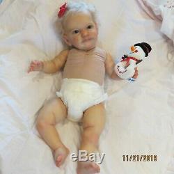 Reborn Baby Tobiah By Professional Artist Signed Soft Vinyl Feltman Layette