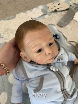 Reborn Baby Walter by Laura Tuzio Ross OOAK Rare Sold Out Doll