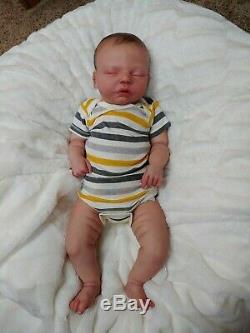 Reborn Big Baby Boy Robin Asleep by Nikki Johnston Special Edition Doll