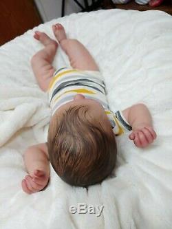 Reborn Big Baby Boy Robin Asleep by Nikki Johnston Special Edition Doll