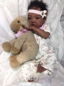 Reborn Biracial Sheliah-Baby Doll Therapy for Kids, Dementia and Special Needs