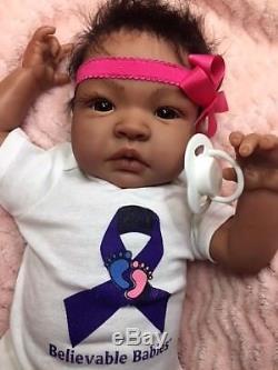 Reborn Biracial Sheliah-Baby Doll Therapy for Kids, Dementia and Special Needs