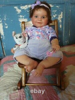Reborn Bonnie Brown COA/toddler baby doll