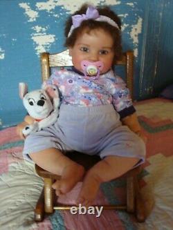 Reborn Bonnie Brown COA/toddler baby doll