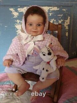 Reborn Bonnie Brown COA/toddler baby doll