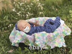 Reborn Cuddle Baby OOAK hyper realistic baby doll Therapy Doll Pat Moulton