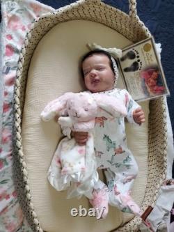 Reborn Doll Anna with Coa Hand Painted Lifelike
