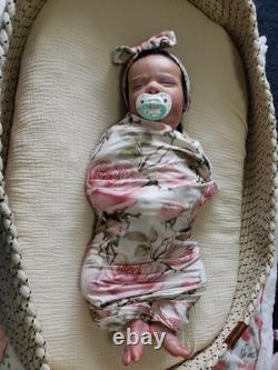 Reborn Doll Anna with Coa Hand Painted Lifelike