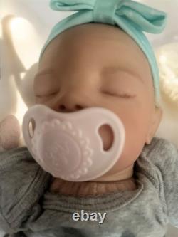 Reborn Doll Bountiful Baby Dominic Asleep Real Born 19 inch baby