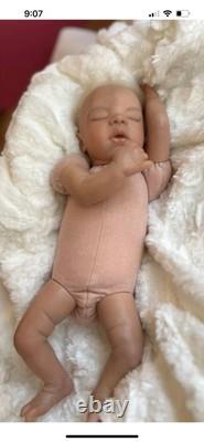 Reborn Doll Bountiful Baby Dominic Asleep Real Born 19 inch baby