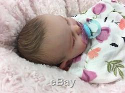 Reborn Doll Heavy Girl Fake Baby Sole Sienna Rae Cassie Brace Painted Hair