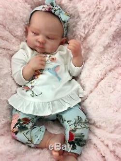 Reborn Doll Heavy Girl Fake Baby Sole Sienna Rae Cassie Brace Painted Hair