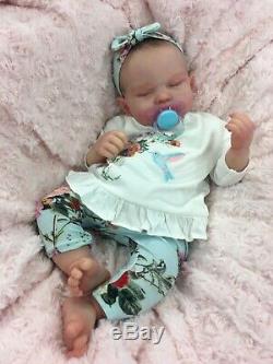 Reborn Doll Heavy Girl Fake Baby Sole Sienna Rae Cassie Brace Painted Hair