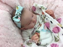 Reborn Doll Heavy Girl Fake Baby Sole Sienna Rae Cassie Brace Painted Hair