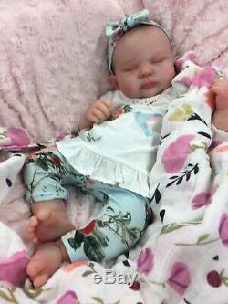 Reborn Doll Heavy Girl Fake Baby Sole Sienna Rae Cassie Brace Painted Hair