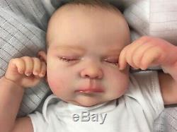 Reborn Doll Heavy Girl Fake Baby Sole Sienna Rae Cassie Brace Painted Hair