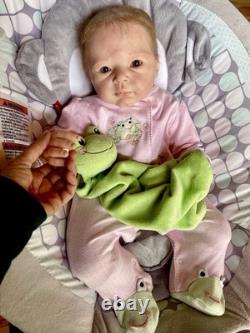 Reborn Doll Jonathan Sculpt by Adrie Stoete 3/4 Limbs Rare SOLE Cute