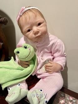 Reborn Doll Jonathan Sculpt by Adrie Stoete 3/4 Limbs Rare SOLE Cute