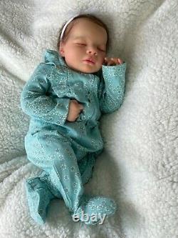 Reborn Doll Katie Asleep by Bountiful Baby, authentic realistic lifelike w COA