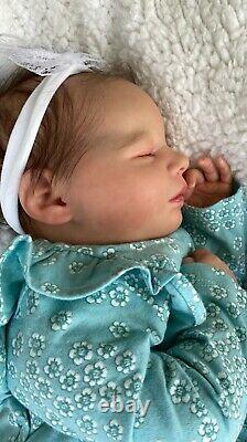 Reborn Doll Katie Asleep by Bountiful Baby, authentic realistic lifelike w COA