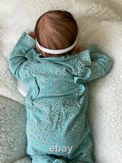 Reborn Doll Katie Asleep by Bountiful Baby, authentic realistic lifelike w COA