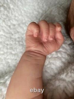 Reborn Doll Katie Asleep by Bountiful Baby, authentic realistic lifelike w COA