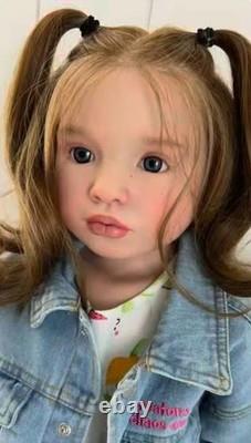 Reborn Doll Lifelike 40in Toddler Aloenka Rooted Hair Festival Paintes Toy Gifts