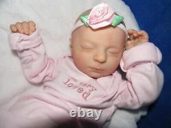 Reborn Doll Realborn Aria Asleep, 18 2 Lbs. 14 Oz. COA