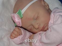 Reborn Doll Realborn Aria Asleep, 18 2 Lbs. 14 Oz. COA