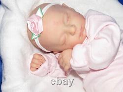 Reborn Doll Realborn Aria Asleep, 18 2 Lbs. 14 Oz. COA