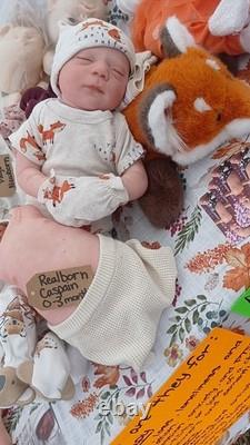 Reborn Doll Realborn Caspain Asleep