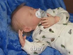 Reborn Doll Realborn Steven Asleep, 4 Lbs. 11 Oz. COA