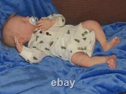 Reborn Doll Realborn Steven Asleep, 4 Lbs. 11 Oz. COA
