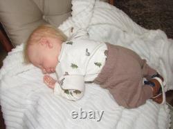 Reborn Doll Realborn Steven Asleep, 4 Lbs. 11 Oz. COA