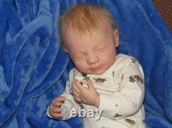 Reborn Doll Realborn Steven Asleep, 4 Lbs. 11 Oz. COA