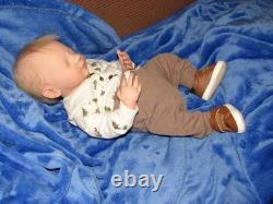 Reborn Doll Realborn Steven Asleep, 4 Lbs. 11 Oz. COA