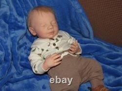 Reborn Doll Realborn Steven Asleep, 4 Lbs. 11 Oz. COA